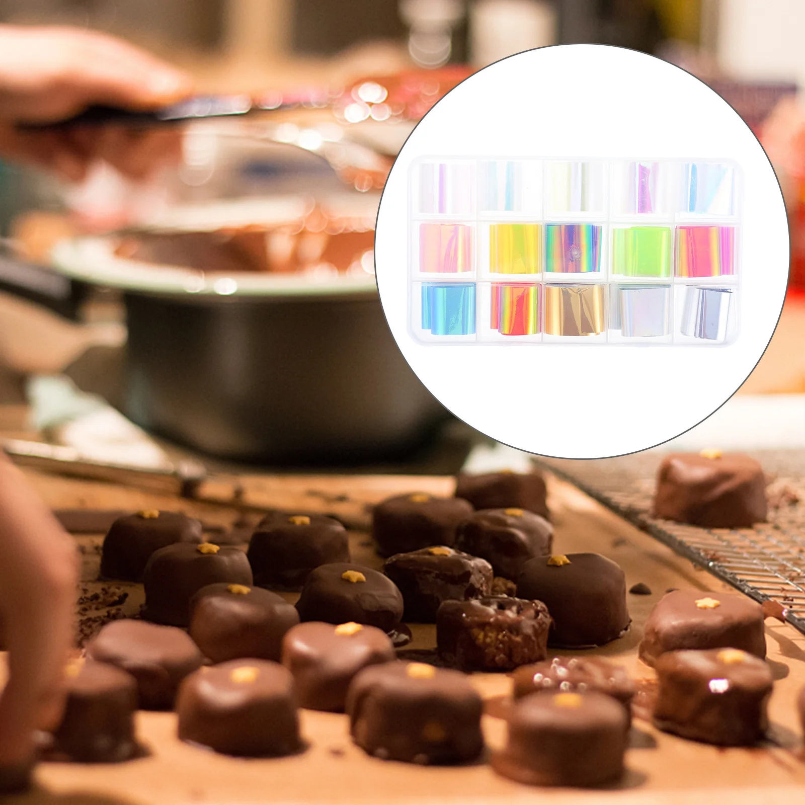 

30 Rolls Nougat Wrapping Paper Food Grade Safe for Handmade Candies Chocolate Caramel Baking Decoration Candy Wrapper