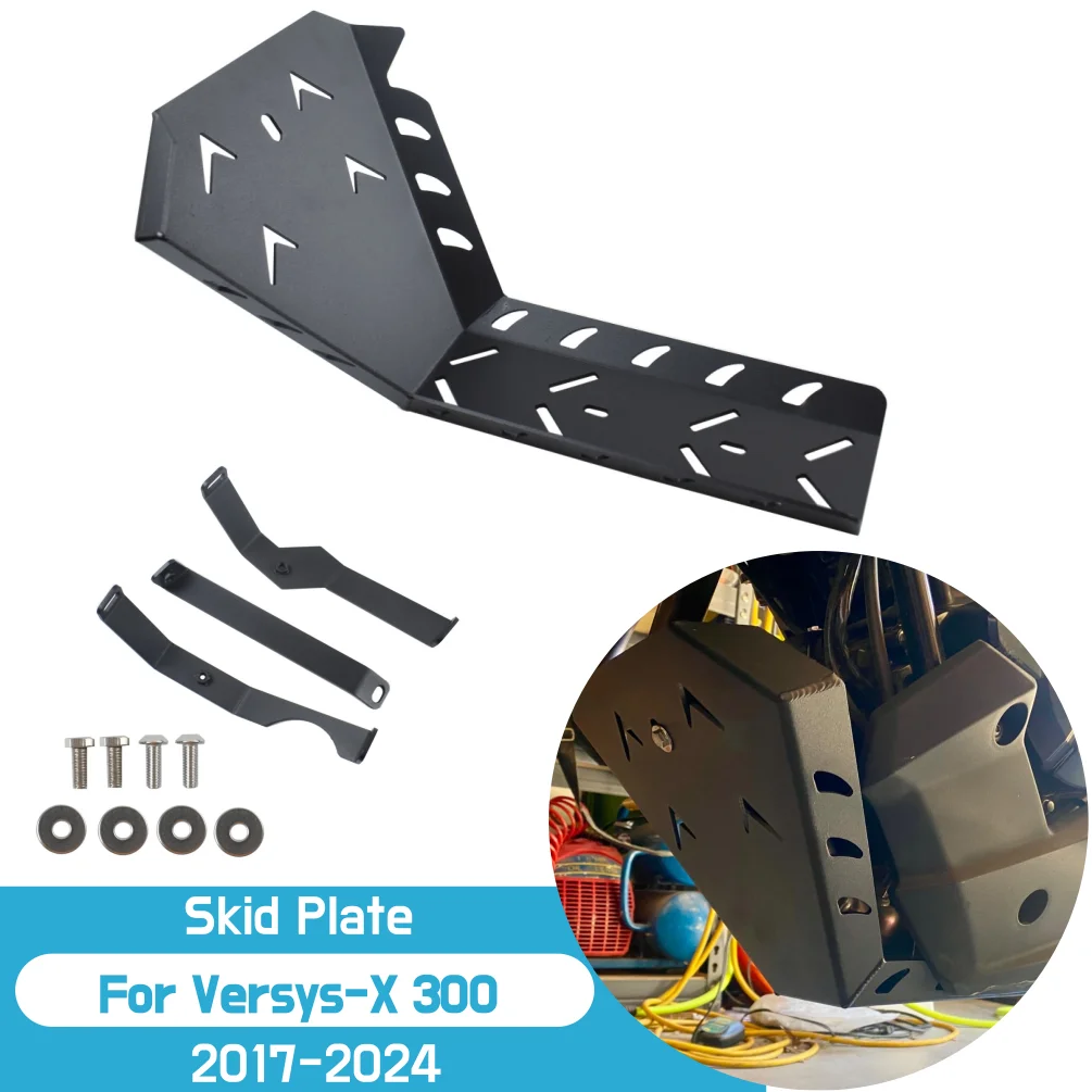 

For Kawasaki Versys-X 300 2017-2024 Versys X300 Engine Protection Cover Chassis Under Guard Skid Plate Motorcycle Accessories