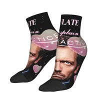 Manipulate Mansplain Malpractice House MD Dr Gregory House Ankle Socks  Fashion Soft Socks Summer Anti Skid Sock For Men Gift