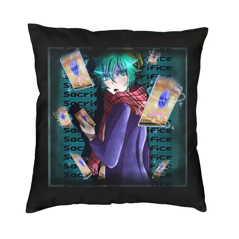 Shin Tsukimi Your Turn To Die Hat YTTD Game Anime Square Throw Pillow Cover Home Decorative 3D Two Side Print Cushion Cover