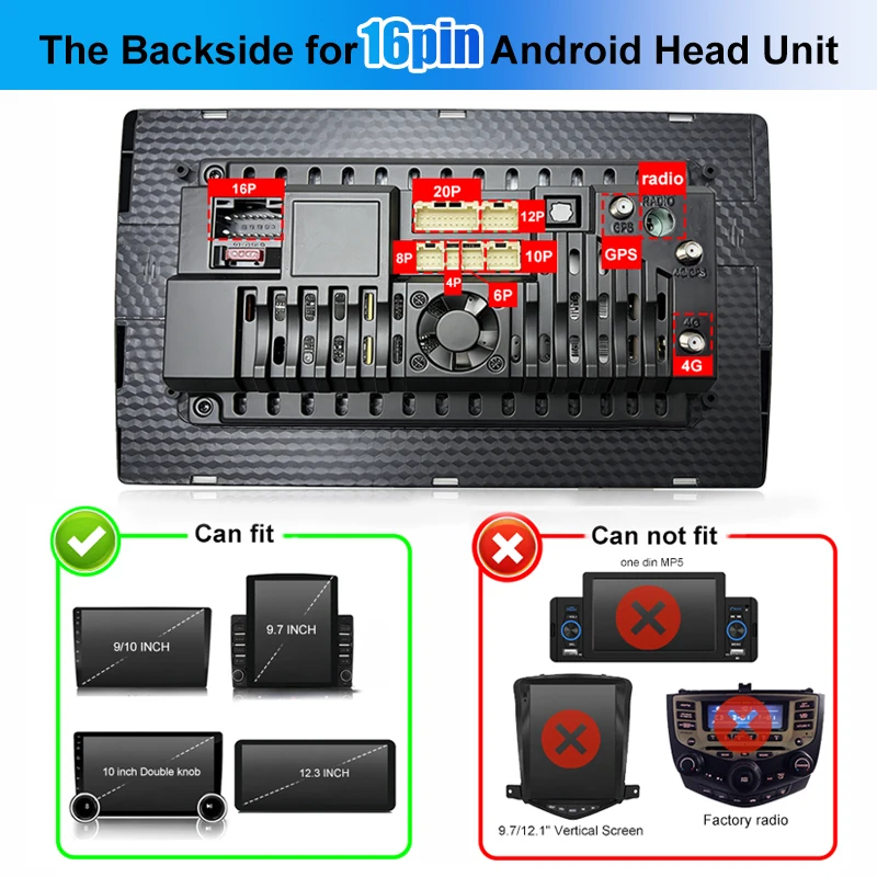 Bahnvox Car Radio Cable 16 Pin For Android Car Radio Power Wiring Harness Cable Multimedia For Suzuki Grand Vitara Swift SX4