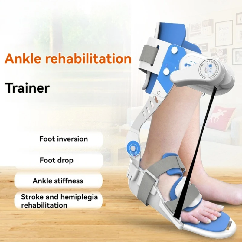 Ankle Fixator Stroke Hemiplegia Foot Drop Corrector Portable Tendon Brace for Stiff Foot Joint Rehabilitation Training