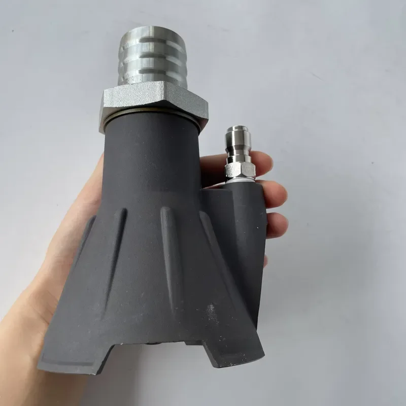 250Bar 25L Stainless Steel Extractor Head Parts High-Pressure 1/4 Inch Female Thread Sludge Sucker Pump Sturdy Water Tube New