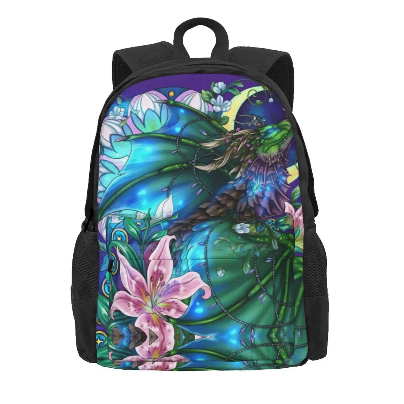 Ysera The Awakened Hot Sale Schoolbag Backpack Fashion Bags World Of Wow Dragonflight Ysera Dragob Green