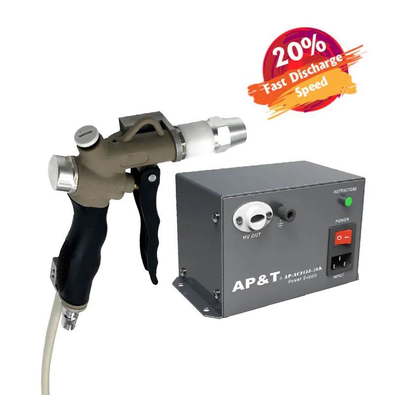 

AP-AC2456-18 anti-static anti static esd ionizing ion air blow spray gun