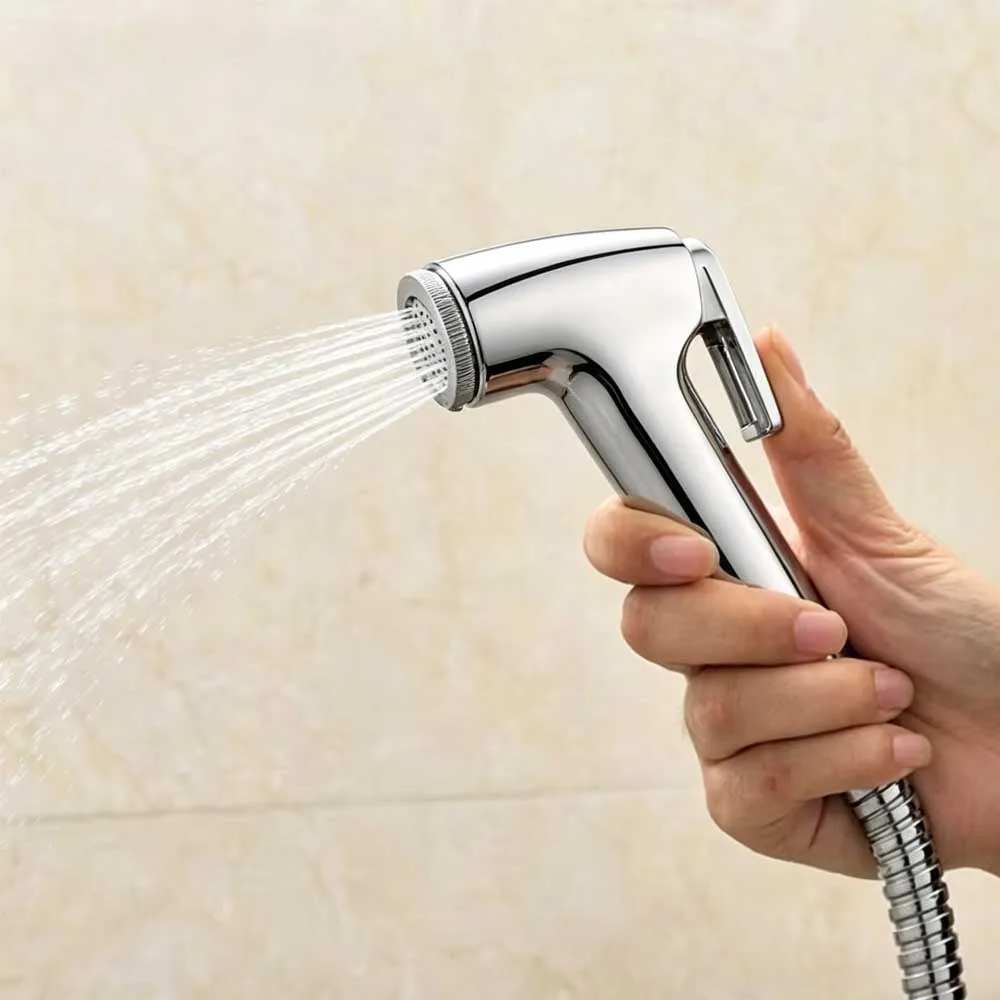 ABS Handheld Bidet Sprayer Kit Toilet Spray Hose Wall Mount Holder Bathroom Home Bidet Attachment