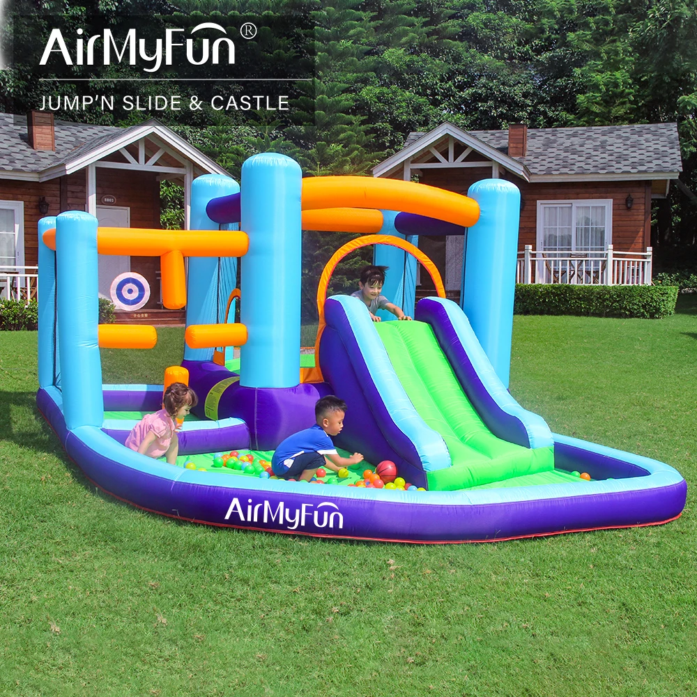 

Airmyfun горячая Распродажа открытый бассейн для мячей, игрушка, надувной прыгающий батут, замок, джампер, домик для прыжков