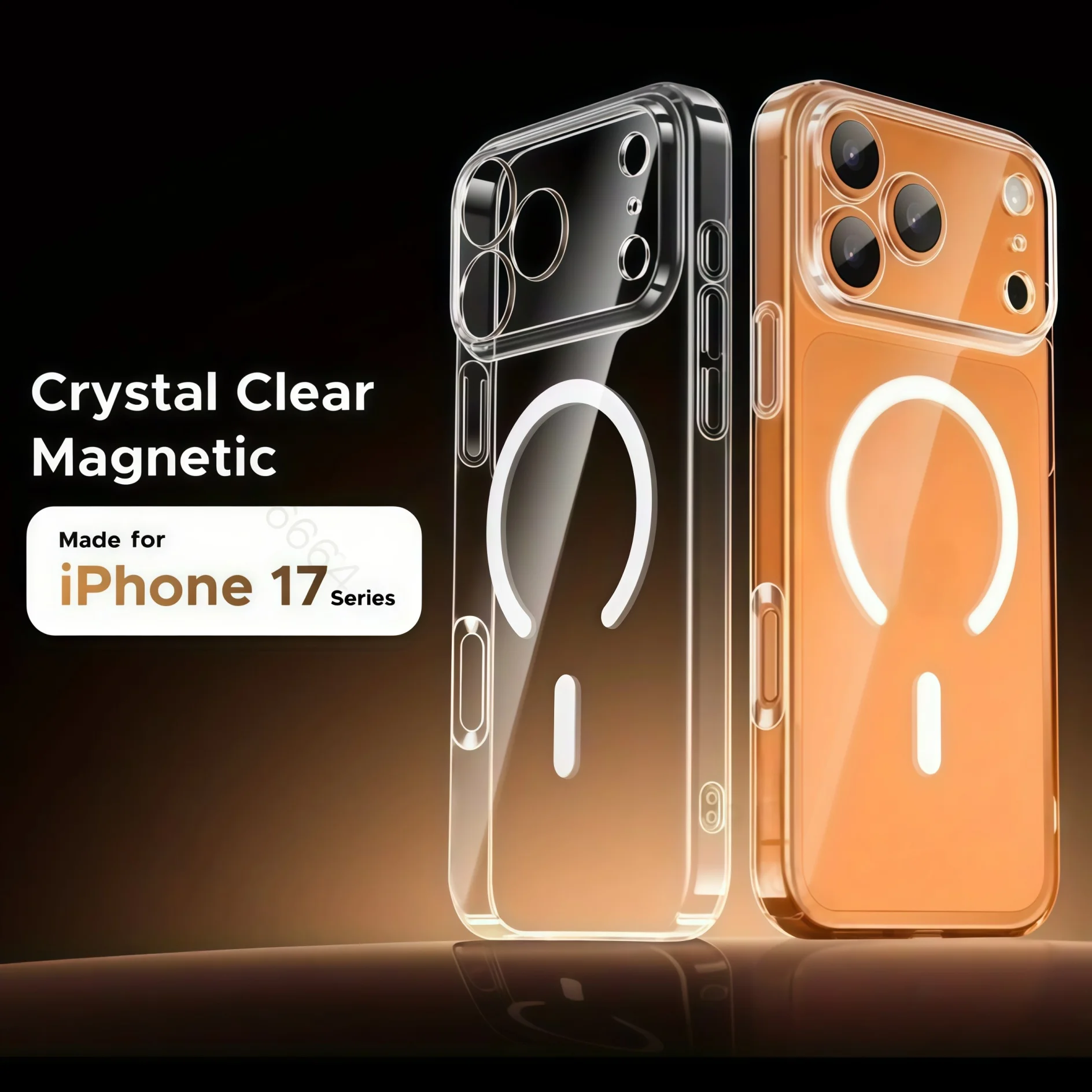 Highly Transparent with Magnetic for iPhone 17 Pro Max / 17 