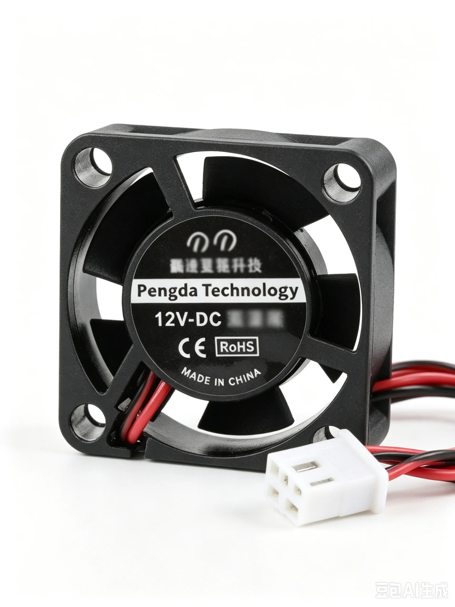 Wentylator Mellow 12V/24V 2510 do części drukarek 3D, mały wentylator chłodzący z podwójnym łożyskiem kulkowym do Ultimaker 2 UM2, ekstruderów i hotendów. — zdjęcie produktu 7