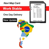 Mapa de América del Sur Sat Nav Naving GPS Connect1 versión de Software de actualización tarjeta SD de navegación para vehículo Mazda 2/3/6/MX5/CX5/CX9 8GB