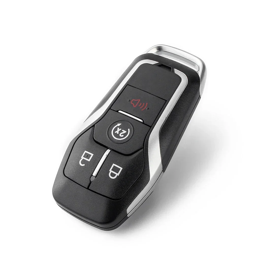 KEYYOU Smart Car Key For Ford Mustang Edge Explorer Fusion Mondeo Kuka 2013-2017 4/5 Buttons Remote Key Case Shell Uncut Blade