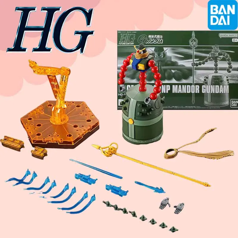 

Bandai Original HG Series Gundam GF13-044NNP MANDOR GUNDAM Anime Action Figure Assembly Model Toys Collectible Model
