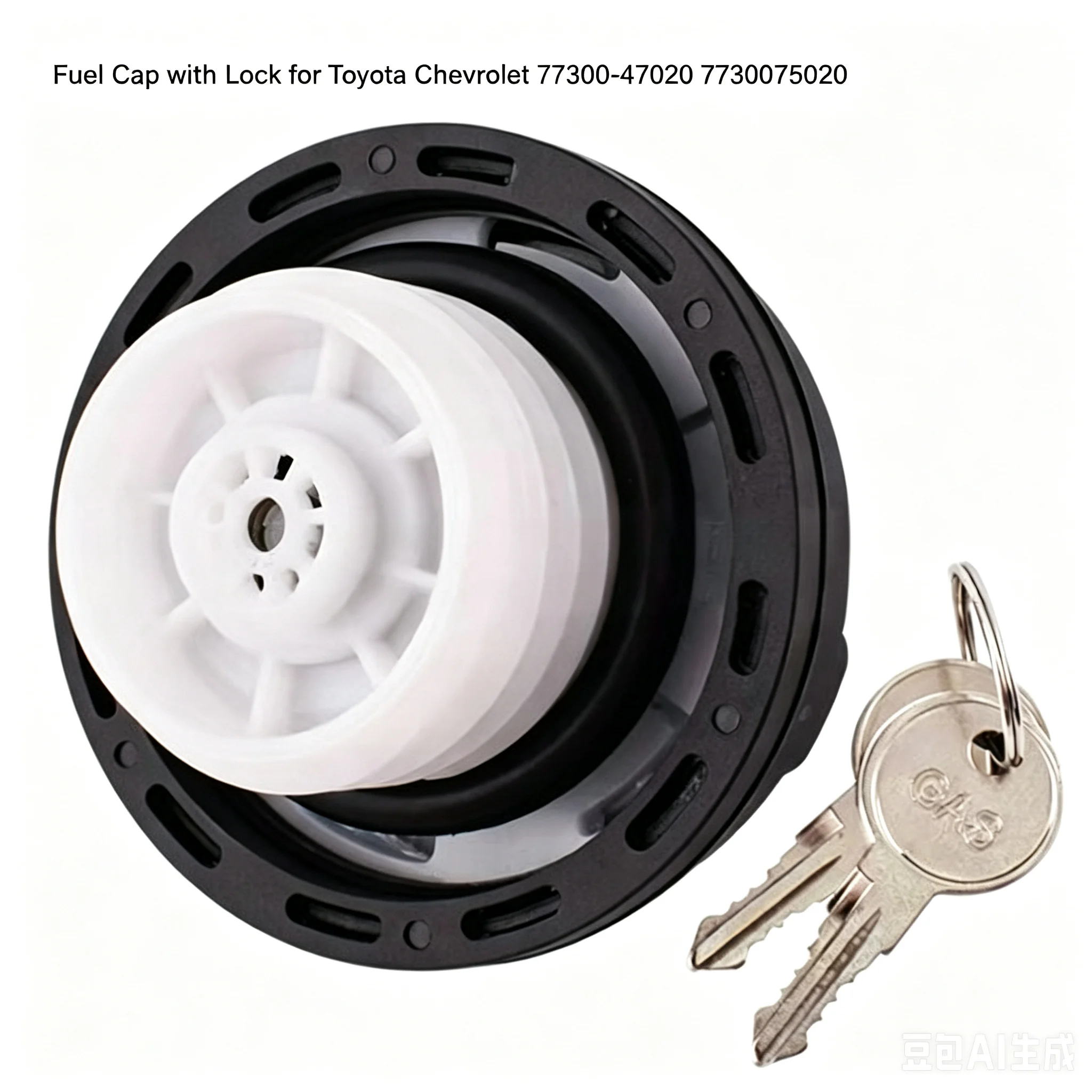 Locking Gas Cap 10504 77300-47020 Fit for Subaru, Toyota 4Runner, FJ Cruiser, Tacoma, Tundra, More Acura, Chevy, Honda, Infiniti
