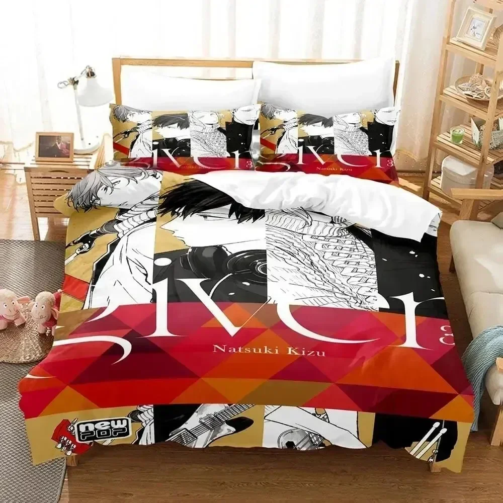 Luxury New 3D Print Anime Given Bedding Set Duvet Cover Bed Set Quilt Cover Pillowcase king Queen Size Boys Adult Bedding Set