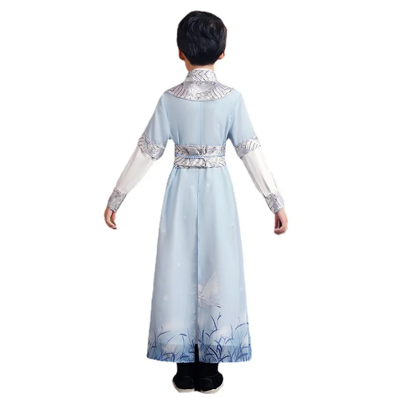 New High Quality Embroidery Modified Tang Costume Traditional Chinese Style Hanfu Red New Year Costume Cool Boy Cosplay Uniform