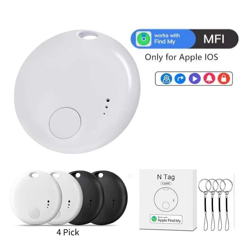

Mini Locator Anti-lost Wallet Keychain Smart Tag Tracker Key Item Finder Use Find My (IOS Only)