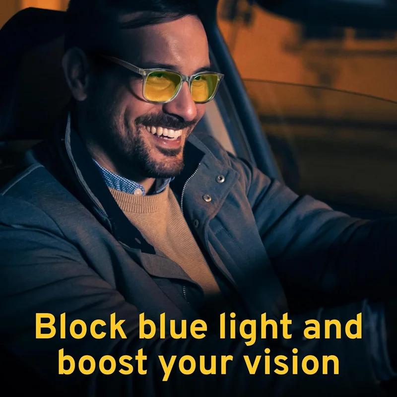 Fashion Night Driving Sunglasses visionAnti-Blue Light Glasses Ultra-Light Eye Protection Readers Eyewear Comfortable Glasses - view 5