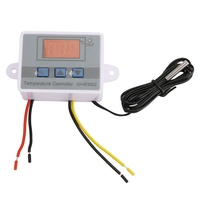 XH-W3002 Microcomputer Digital Thermostat With Probe Heat Cool Temp Thermostat Control Switch