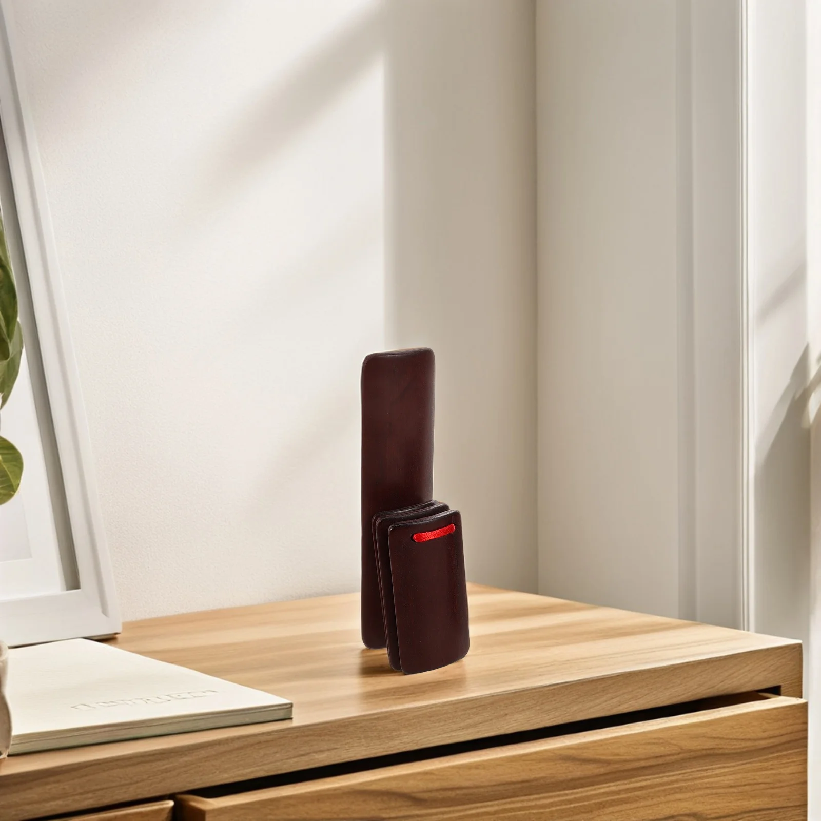 

2Pcs Bamboo Kuaiban Wooden Castanets Kids Educational Percussion Instrument for Speech Practice Confidence Building Talent Show