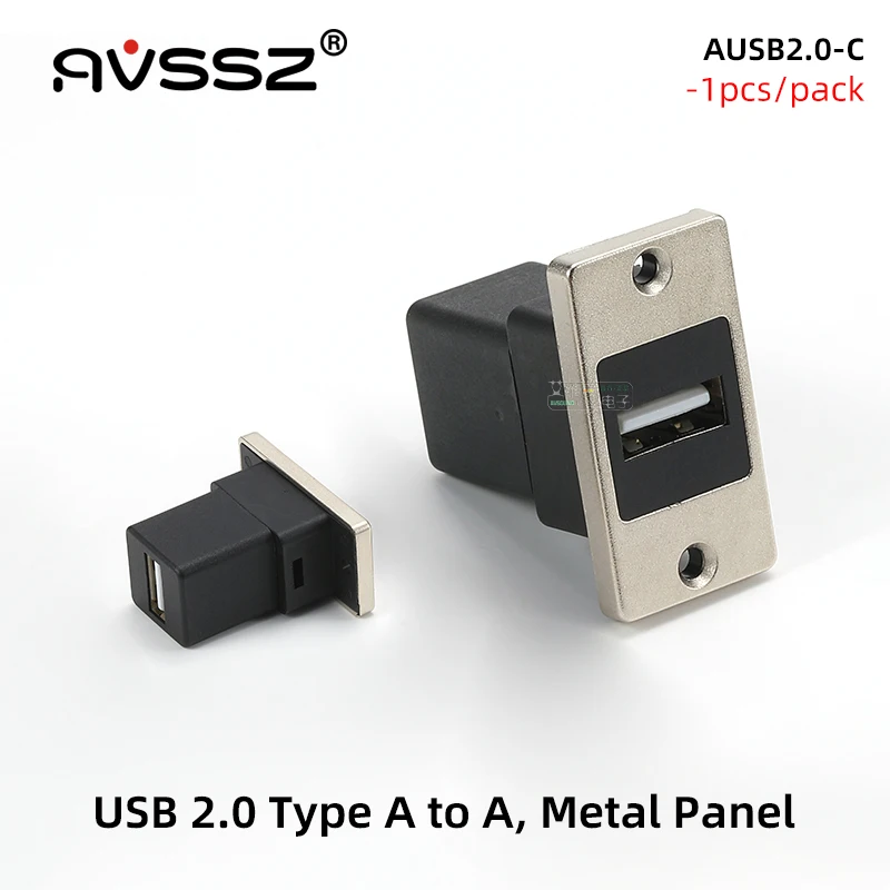 AVSSZ USB 2.0 3.0 Tipo-C Cavo Connettore Presa dati quadrata Adattatore multifunzionale per saldatura di pannelli in metallo/plastica/a crimpatura