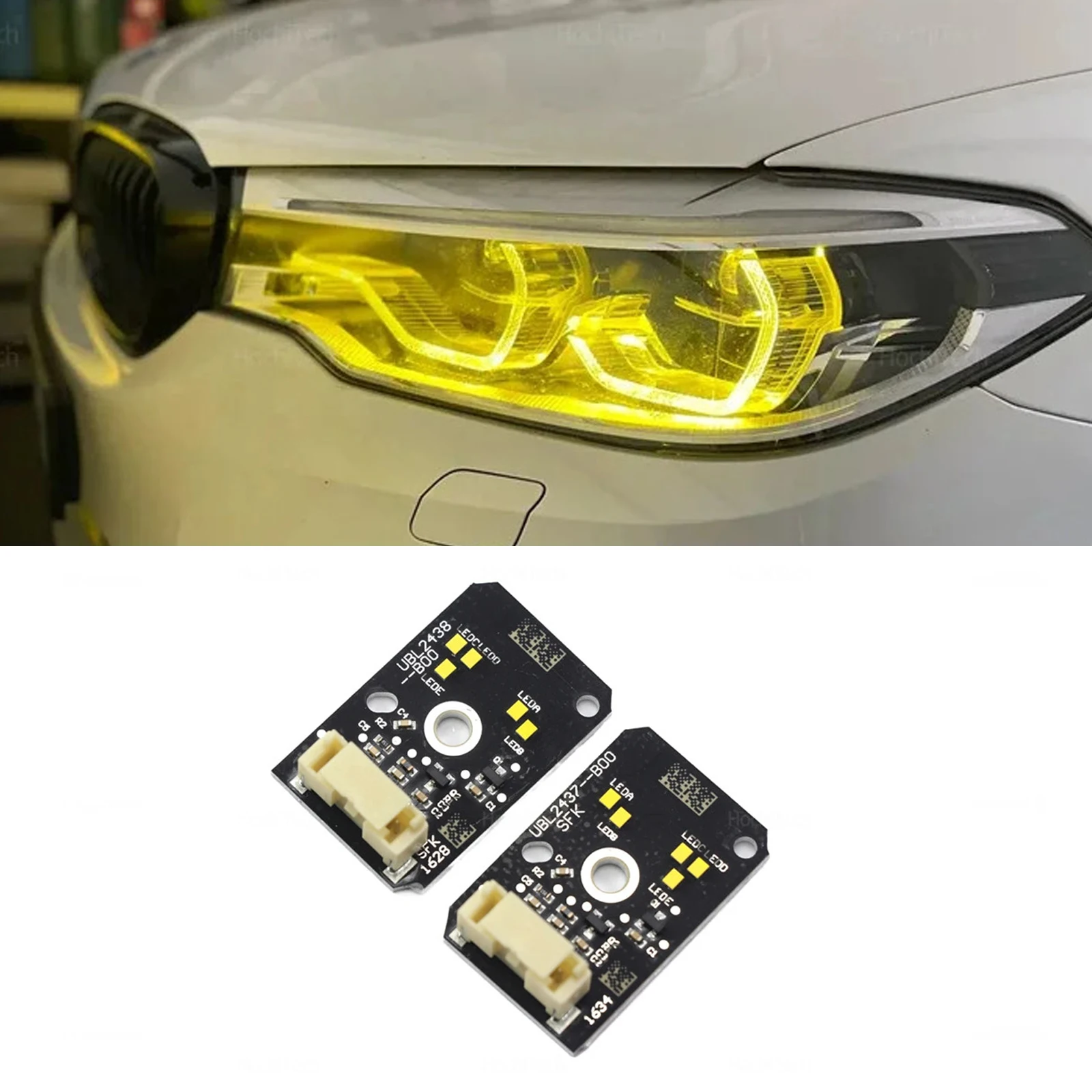 

Для BMW 5 серии G30 G31 F90 M5 G32 2017 2018 2019 2020 DRL LED Board Adaptive LED Headlight 63117214940 Дневные ходовые огни 7214939