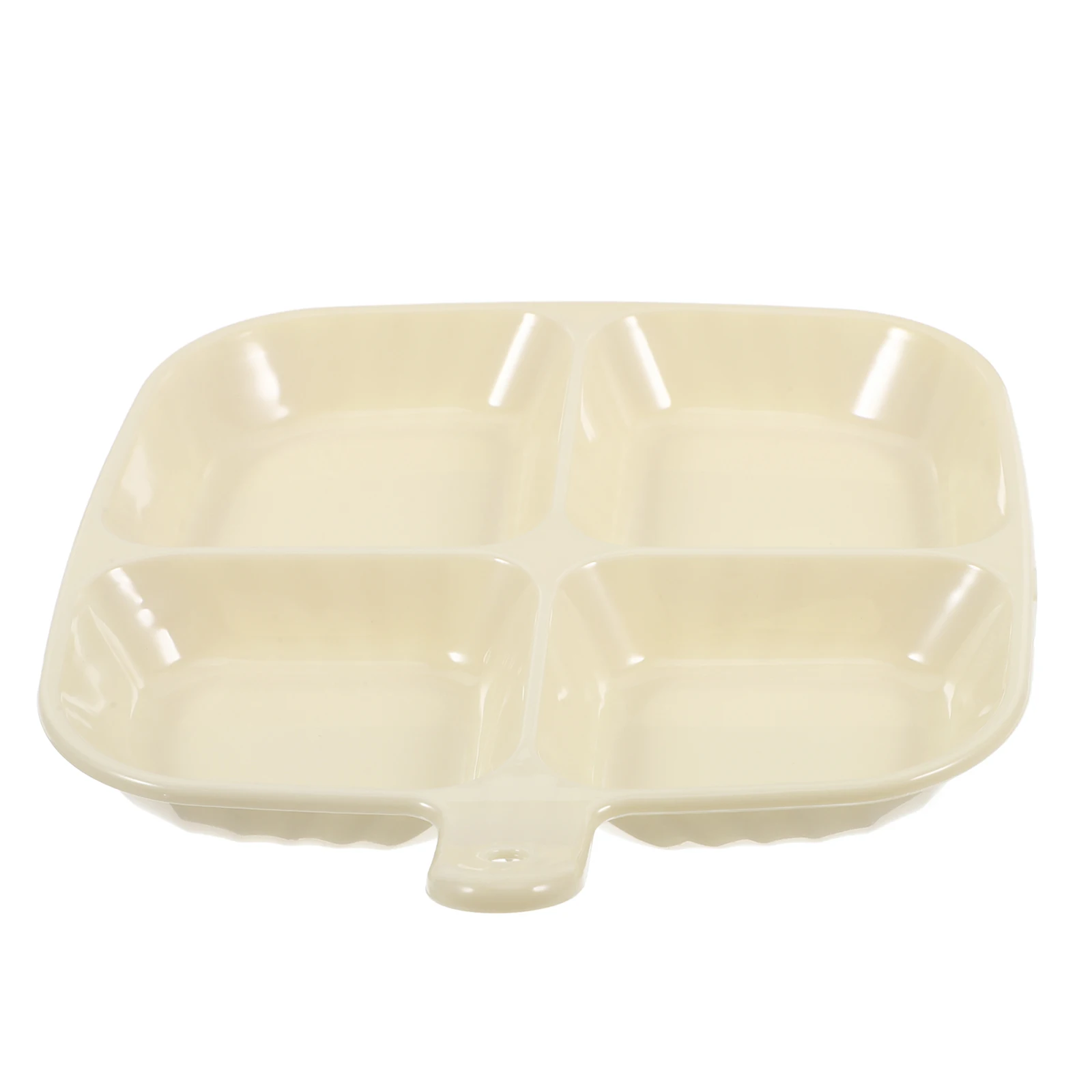 

Household Garlic Keeper Beige Plastic Counter Storage Container divided plate meal prep vegetable fresh food divider culinary