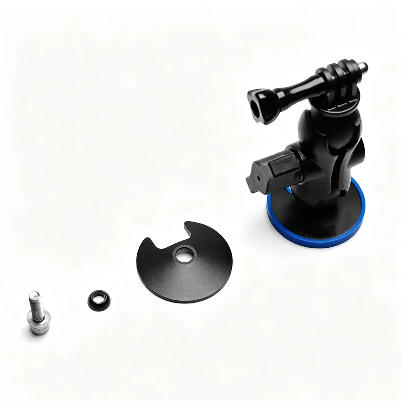 1Set Car Tow Hook Camera Mount Low Ground FPV Shooting Bracket GoPro-Style Adapter Compatible with Insta360/DJI Action 4/5Pro/6