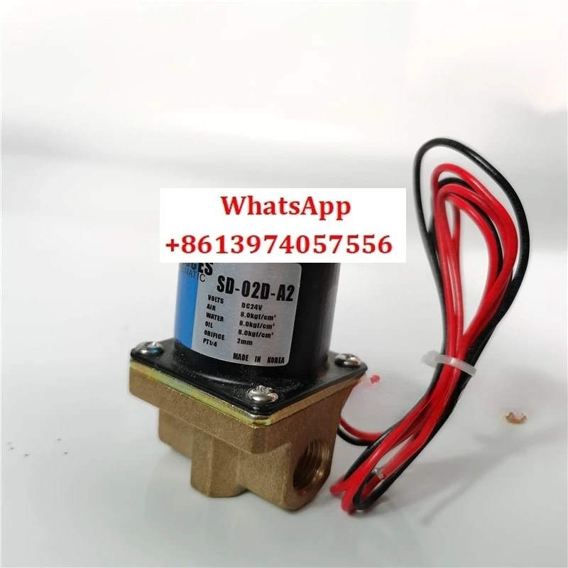 

Электромагнитный клапан SD-02D-A2 PISCES AC220V DC24V воздушный клапан масло-водяной клапан двухточечный нормально закрытый