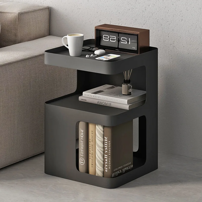 Nordic Style Movable Bedroom Bedside Table Storage Cabinet Simple Modern Creative Side Table Small Light Luxury Storage Cabinet