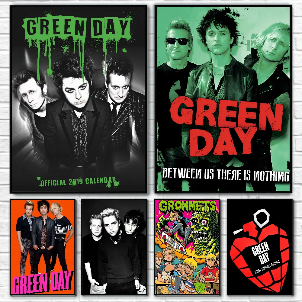 Rock Band G-Green Day Poster Poster Paper Print Home Living Room Bedroom Entrance Bar Cafe Art Painting Decoration