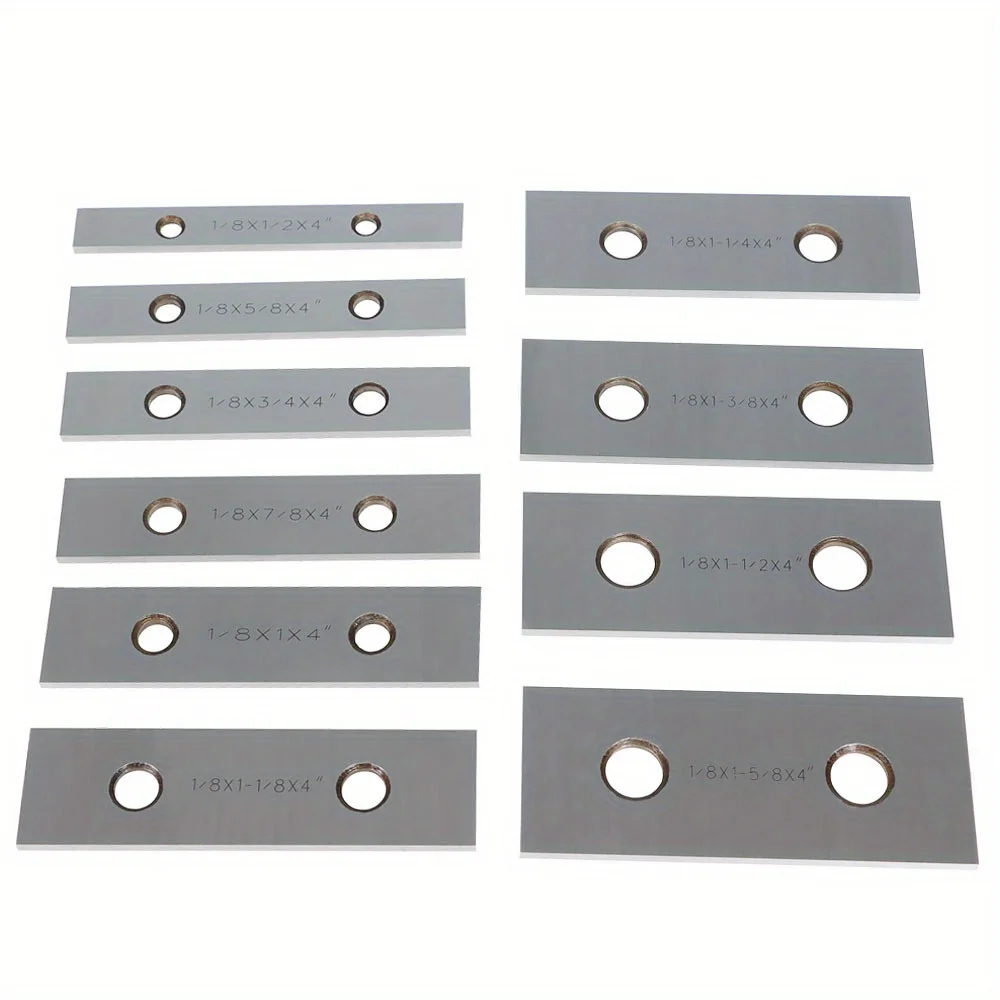 

10 пар 1/8 x 4-дюймовый набор параллельных блоков для машиниста, точность 0,0002 дюйма, набор инструментов с закаленным манометром