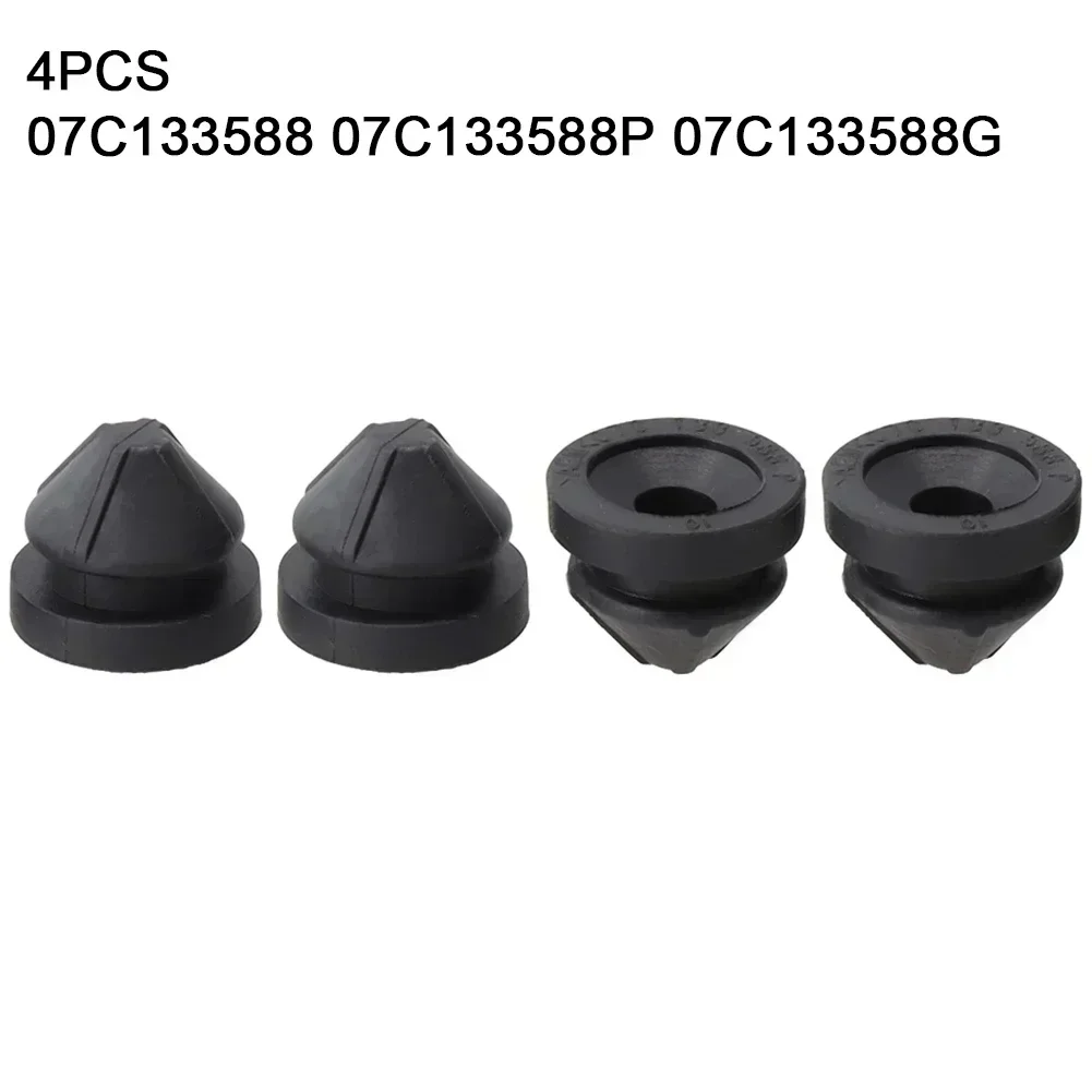 4x Car Rubber Air Filter Housing Shell Grommet Engine Cover Buffer Bush 07C133588 07C133588P For A1 A/3 Q3 For GOLF For PASSAT