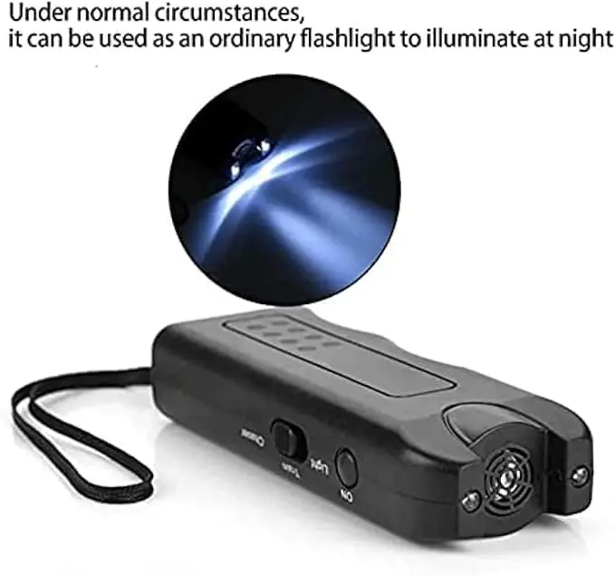 Portable Dog Ultrasonic Repeller Pet Training Device Anti-Barking with LED, Outdoor Deterrent Chaser to Repel Cats & Dogs view 5