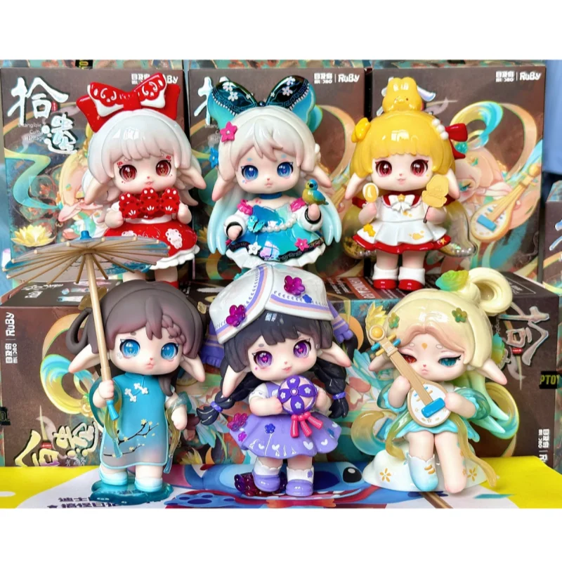 

New Ruby Second Generation Chinese Style Anime Blind Box Mystery Collectible Dolls Surprise Guess Toys Gifts For Kids Anime Fans