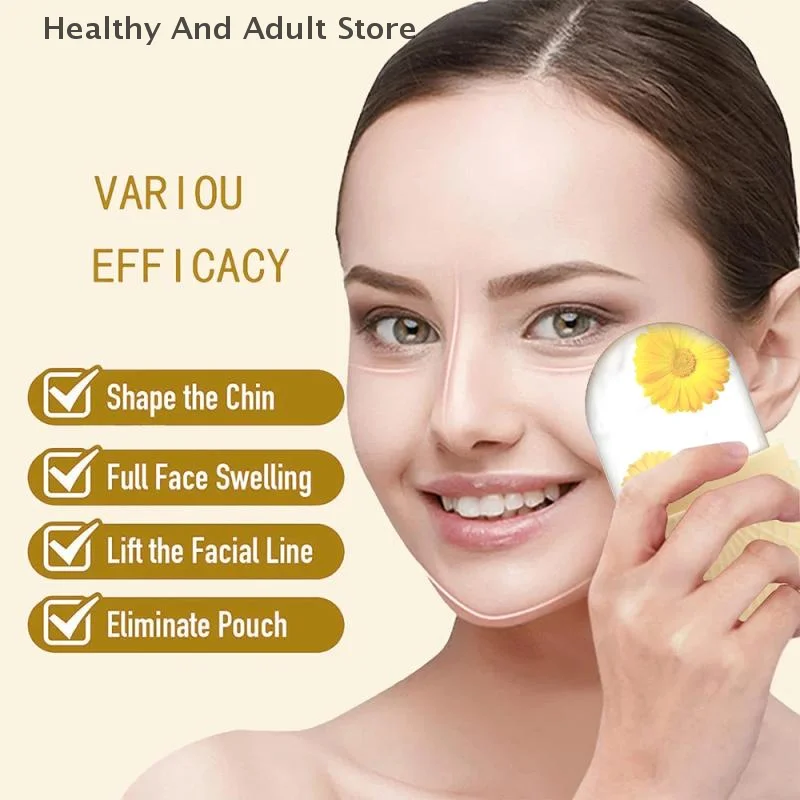 Eisroller für Gesicht und Augen, Silikon-Eisform-Massagegerät, kühlende und straffende Gesichtshaut, Eisroller, auslaufsicher, wiederverwendbar