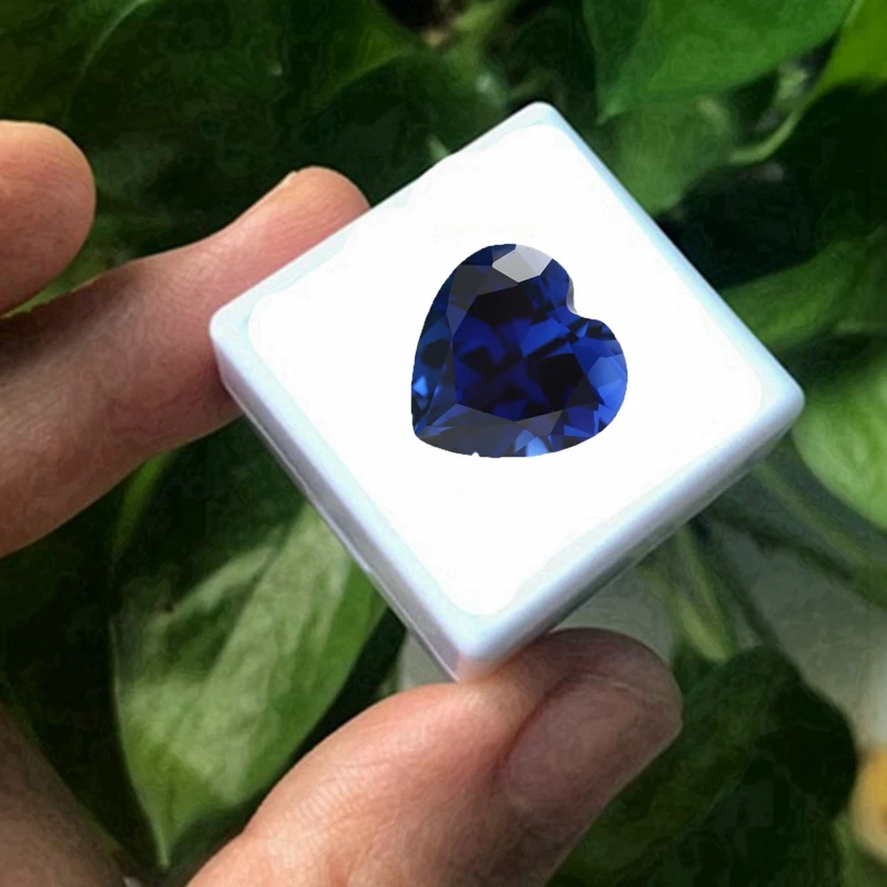 

Natural Sapphire Heart Cut Large Size 15×15mm VVS Loose Gemstone for Jewelry Making and Collection Exquisite Gems