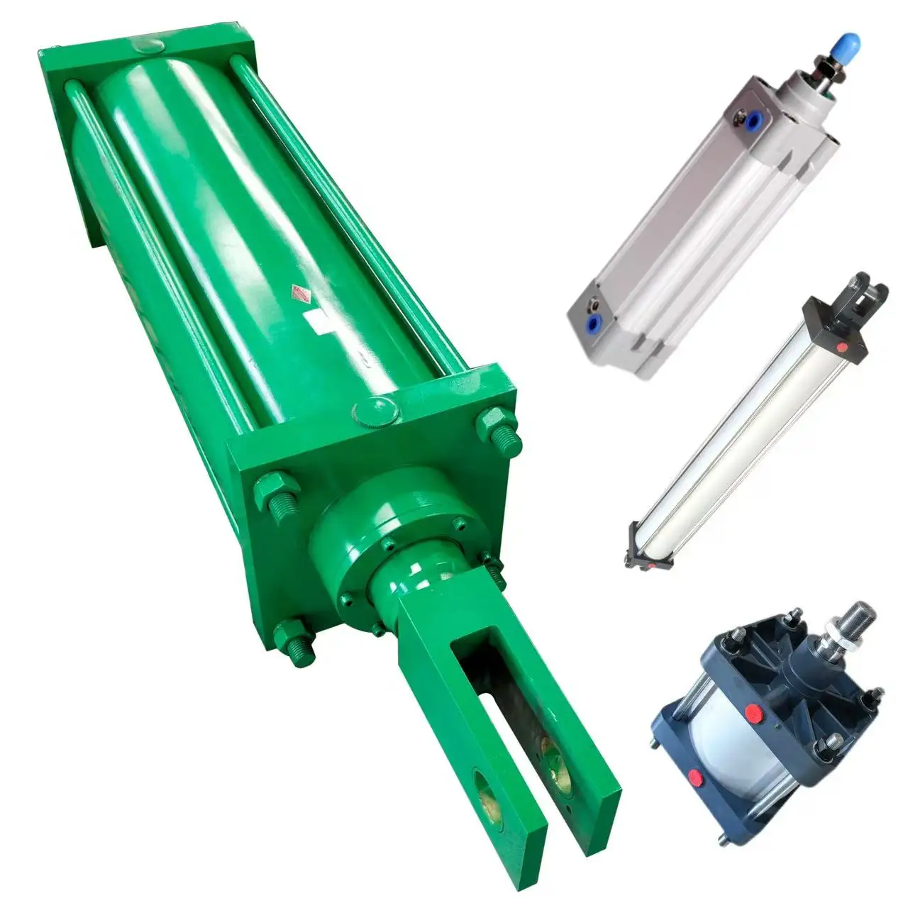 Double Acting Pneumatic Parts Air Cylinder Machinery Accessories Long Stroke China Customizable