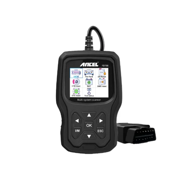 

ANCEL FD700 OBD2 сканер полной системы считыватель кодов OBD 2 с двигателем ABS SRS EPB/сброс масла дроссельной заслонки автомобильный диагностический инструмент для Ford