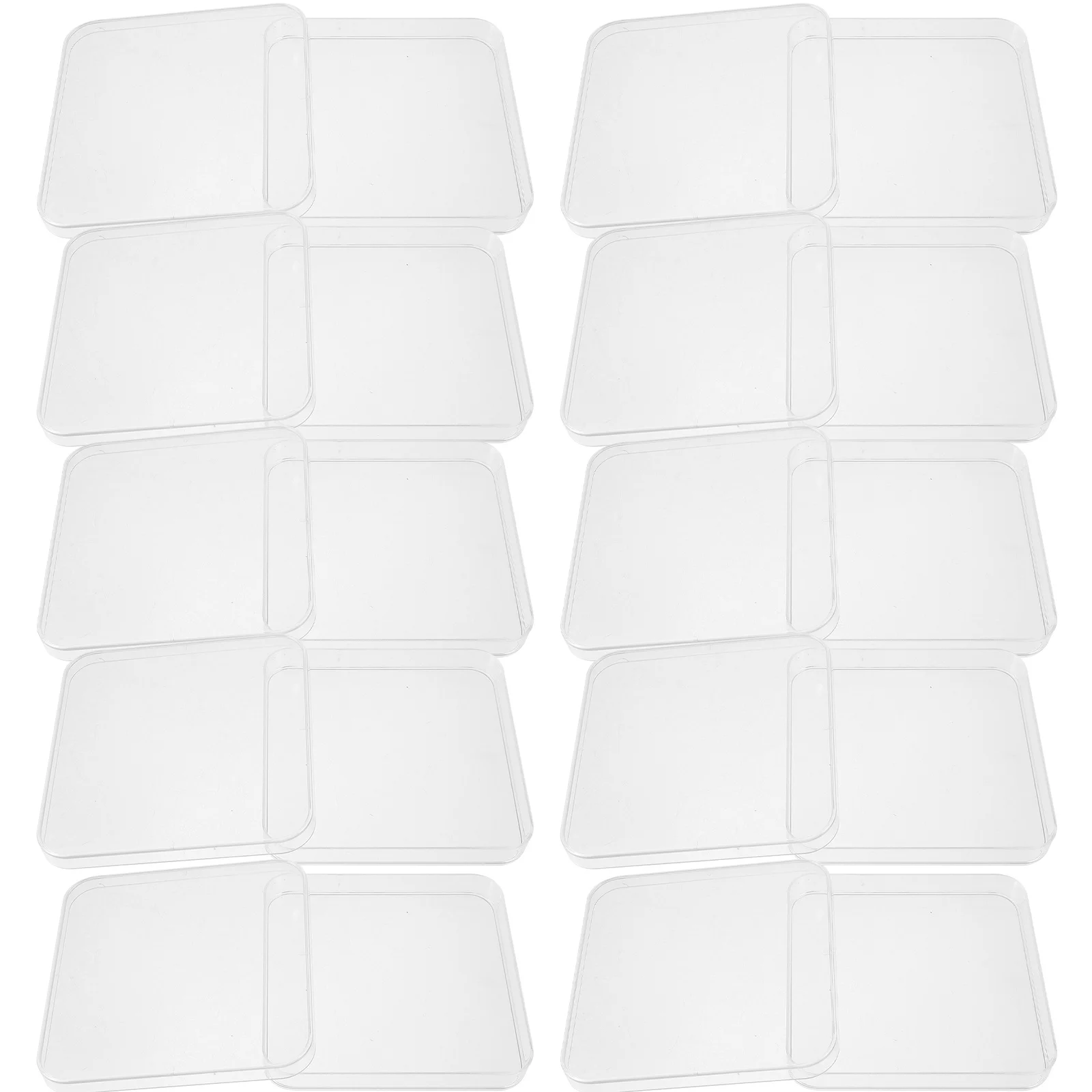 10 قطعة أطباق بتري للاستعمال مرة واحدة أطباق ثقافة بلاستيكية شفافة مع أغطية لتعليم الكيمياء وأبحاث العلوم المختبرية #1