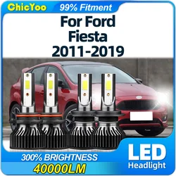 240W 40000LM LED Headlight 12V Auto Headlamps 6000K Plug And Play Car Lights For Ford Fiesta 2011-2014 2015 2016 2017 2018 2019