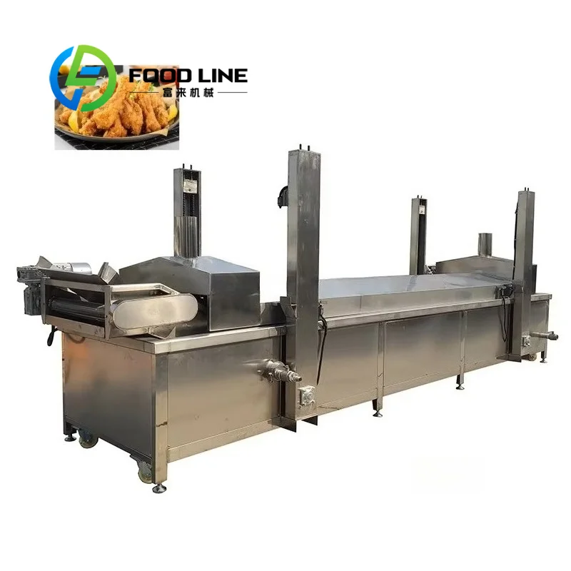 Modular Continuous Frying Machine Split Design Enables Easy Disassembly, Transport And Quick On-Site Factory Installation