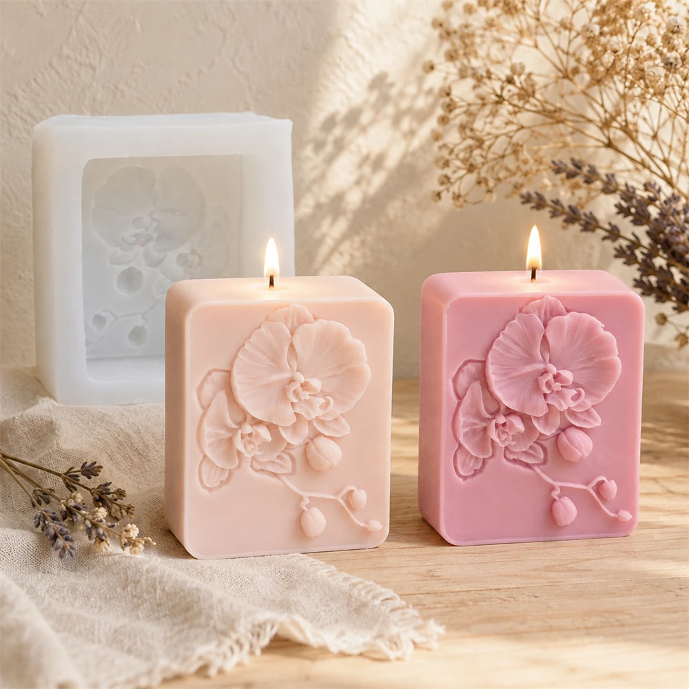 Embossed Flower Soap Mold Mapl - Orchid Phalaenopsis review and price