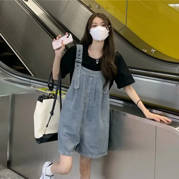 Women's Rompers Vibrant Suitable Ceremony Outdoors Monochrome Waistless Concise Relaxed Fringed Feminino Highwaist Liftingons