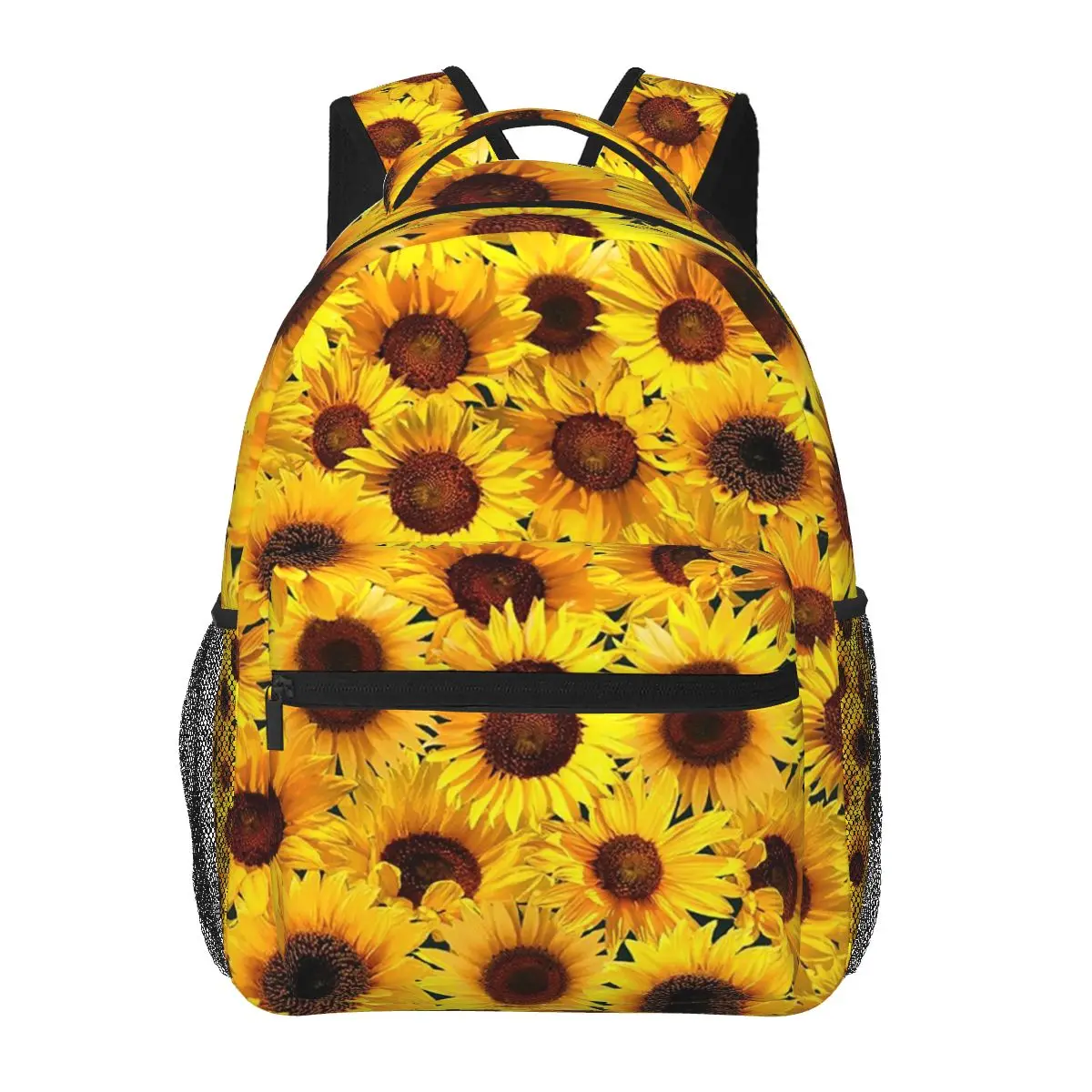 

Sunflower Pattern Student Backpack School Bag Hiking Travel Daypack for Men Women Fashion Bookbag Shoulder Bags