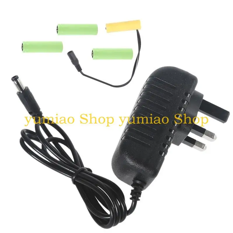 587B AA Battery Eliminators 110V 220V Power Replace 4x 1.5V AA Battery Cable for LED