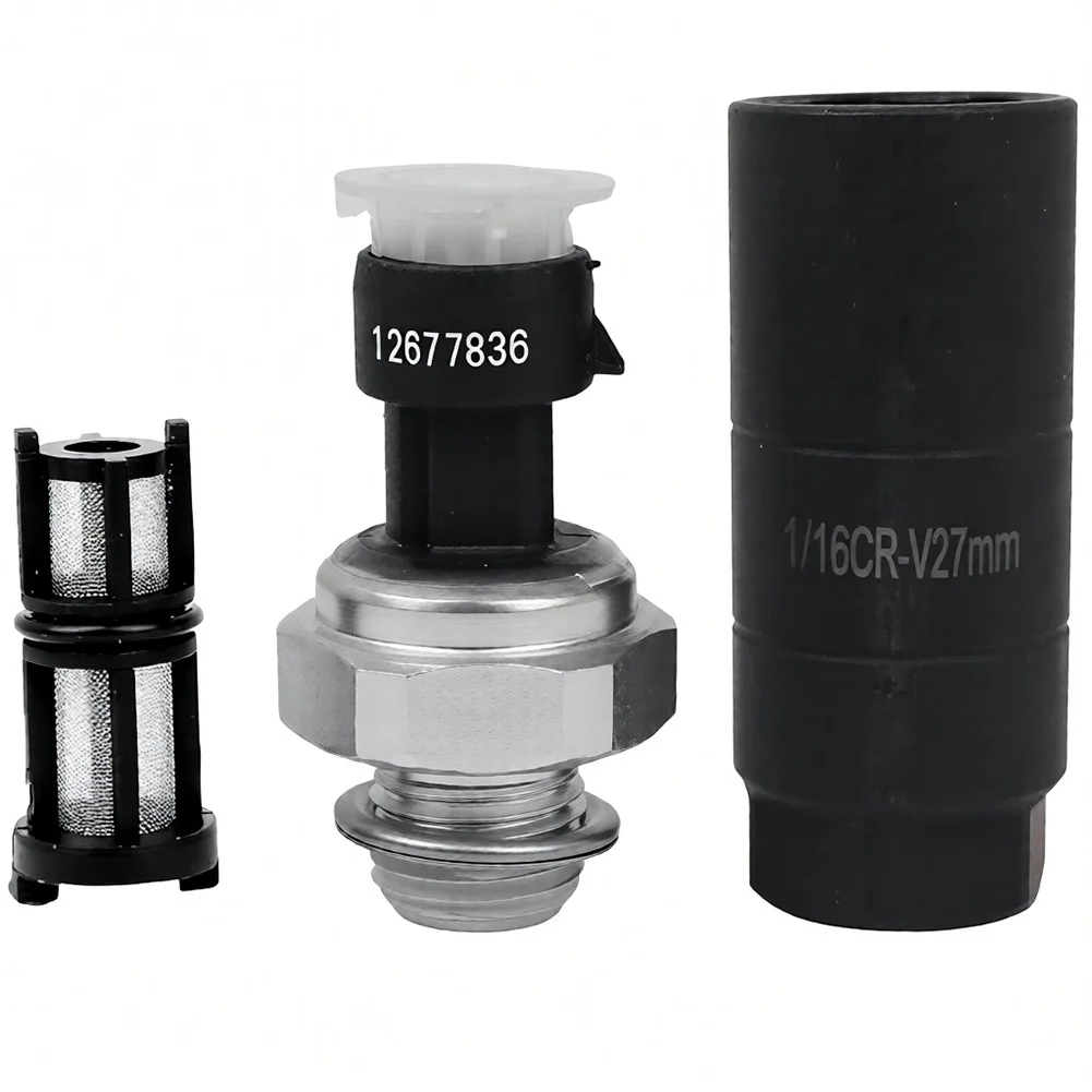 

Replacement oil pressure sensor with sleeve for Chevrolet / for Cadillac OEM 12573107 PC ABS sensor for vehicle engines
