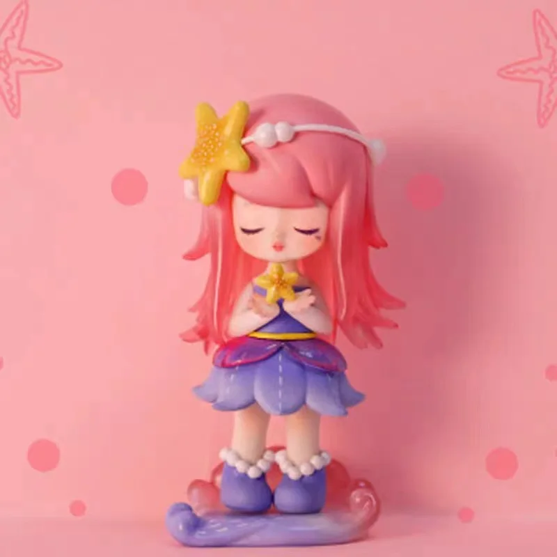 정품 리라 오션 미스터리 시리즈 수집용 피규어 귀여운 디스플레이 장난감 블라인드 박스 도매 트렌디 블라인드 박스 장난감