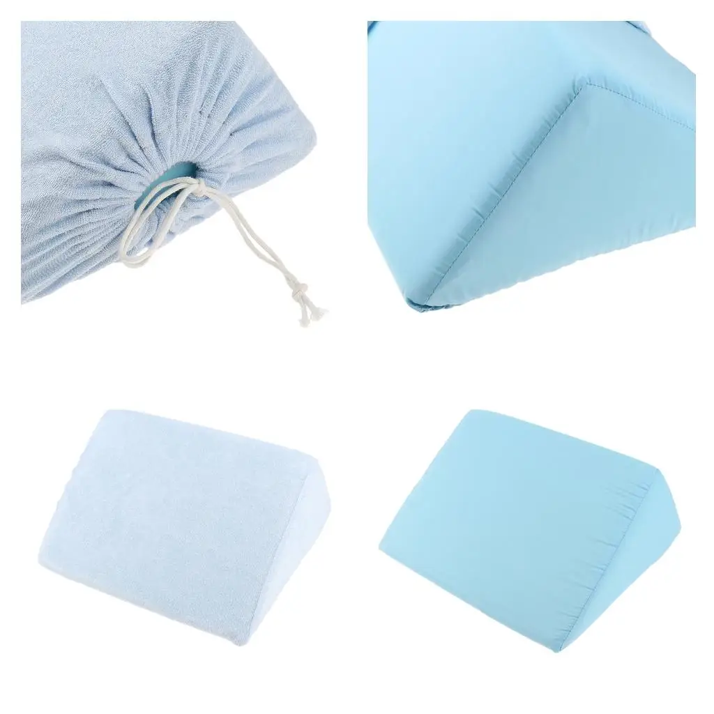 وسادة إسفين للسرير مضادة للارتجاع من الأحماض مع غطاء قابل للإزالة