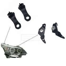 Car Headlight Repair Kit Bracket Clip For BMW 5 Series E60 E61 Etc 528i 530i Etc 2008-2010 63126949634 63126949633 63126941478