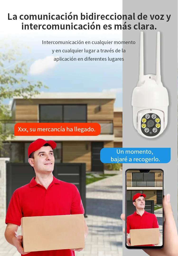 Imagem -06 - Yoosee App-câmera ip sem Fio a Cores Interfone Ptz Detecção Humanóide ai Monitor de Bebê Cctv 2mp 1080p V380pro